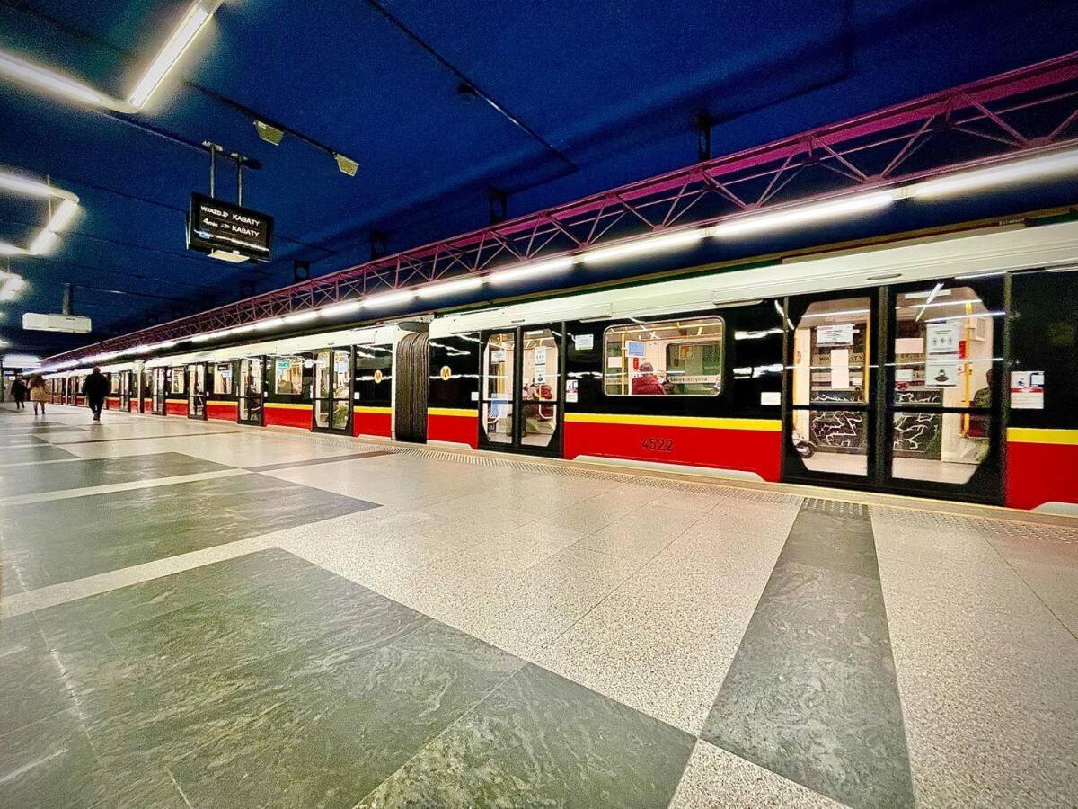 Super Apartament White Warszawa 2X Metro Scisle Centrum Wifi 300 Mbs New Εξωτερικό φωτογραφία